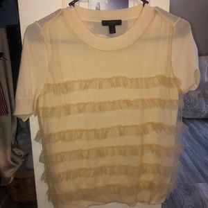 J CREW TOP XS